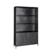 Opbergkast Kast Kala Mangohout Zwart 120x40x200 cm-Opbergkasten-Livingfurn