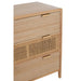 Opbergkast Kast Lades Paulownia MDF, Rotan, Paulownia Hout Beige-Opbergkasten-J-Line