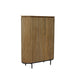 Opbergkast Kast Lausanne Teakhout Naturel hout 43x115x151 cm-Opbergkasten-Livingfurn