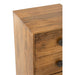 Opbergkast Kast Lora Mango Hout, ijzer, MDF Bruin 40x40x88 cm-Opbergkasten-J-Line