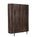 Opbergkast Kast Noor Mangohout Bruin 115x43x151 cm-Opbergkasten-Livingfurn