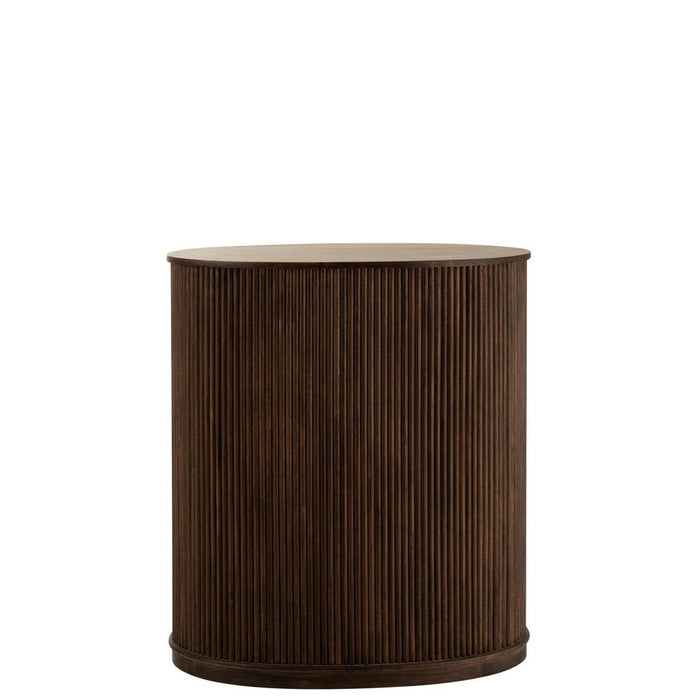 Opbergkast Kast Reyi Donker Mango Hout Bruin 91x57x101 cm-Opbergkasten-J-Line