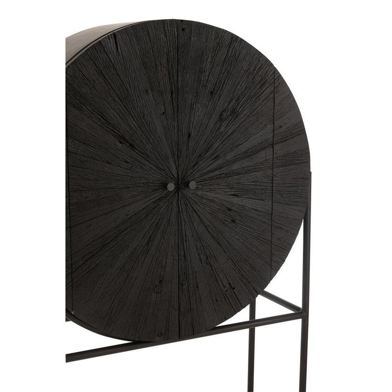 Opbergkast Kast Shanil Gerecycleerd Metaal, MDF, Recycled Hout-Opbergkasten-J-Line