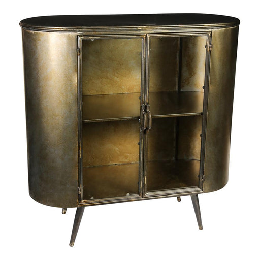 Opbergkast Kast Spacer Geel 37x91 cm-Opbergkasten-PTMD