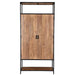 Opbergkast Kast Sturdy Mangohout Naturel hout 100x40x210 cm-Opbergkasten-Livingfurn