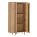 Opbergkast Kast Tobago Eikenhout fineer Naturel hout 115x43x180-Opbergkasten-Livingfurn