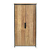 Opbergkast Kast Tomar Teakhout Naturel hout 100x40x195 cm-Opbergkasten-Livingfurn