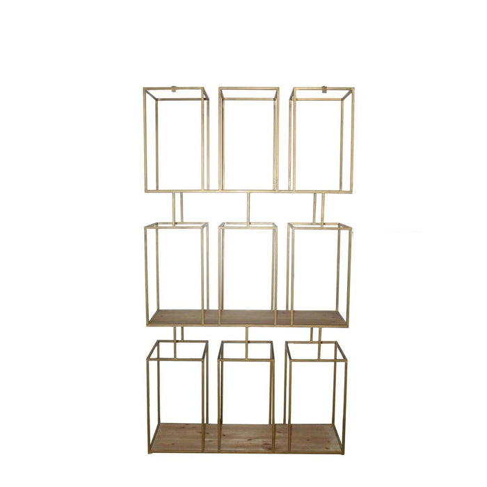 Opbergkast Kast Vakkenkast Beige-Opbergkasten-PTMD