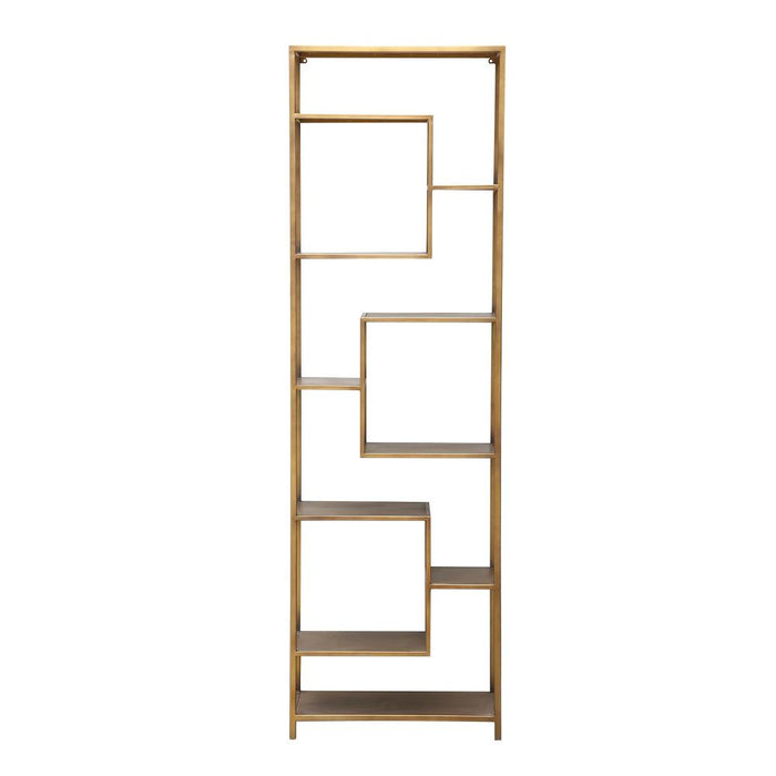 Opbergkast Kast Vakkenkast Geel 30x60 cm-Opbergkasten-PTMD