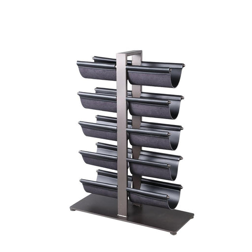 Opbergkast Kast Vakkenkast Zwart 18x45 cm-Opbergkasten-PTMD