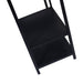 Opbergkast Kast Vakkenkast Zwart 30x60 cm Hoog-Opbergkasten-PTMD