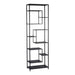Opbergkast Kast Vakkenkast Zwart 30x60 cm Hoog-Opbergkasten-PTMD