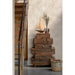 Opbergkast Kast Vinto Gerecycled Hout Naturel 76x35x109 cm-Opbergkasten-J-Line