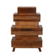Opbergkast Kast Vinto Gerecycled Hout Naturel 76x35x109 cm-Opbergkasten-J-Line