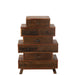 Opbergkast Kast Vinto Gerecycled Hout Naturel 76x35x109 cm-Opbergkasten-J-Line