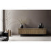Opbergkast Lausanne Teakhout Naturel hout 43x210x56 cm-TV-meubels-Livingfurn