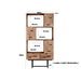 Opbergkast Mangohout 100x40x200 cm-Opbergkasten-Livingfurn
