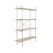 Opbergkast Marcio MDF, Metaal Beige 40x120 cm-Opbergkasten-Creating Home