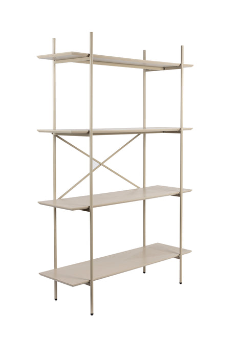 Opbergkast Marcio MDF, Metaal Beige 40x120 cm-Opbergkasten-Creating Home