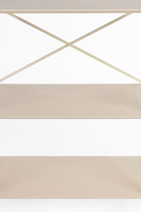 Opbergkast Marcio MDF, Metaal Beige 40x120 cm-Opbergkasten-Creating Home