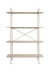 Opbergkast Marcio MDF, Metaal Beige 40x120 cm-Opbergkasten-Creating Home