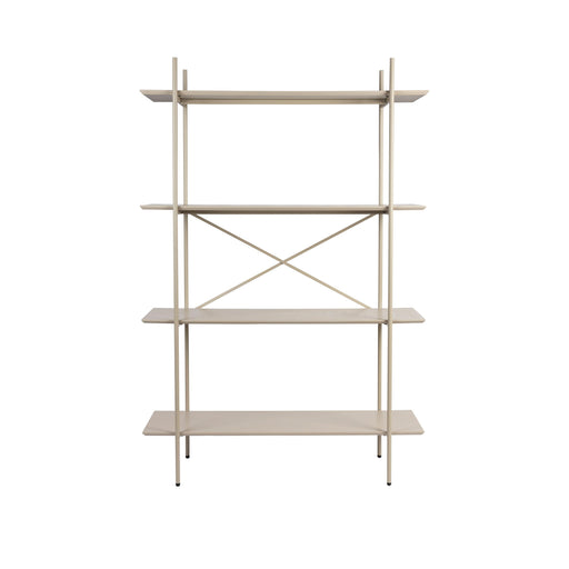 Opbergkast Marcio MDF, Metaal Beige 40x120 cm-Opbergkasten-Creating Home