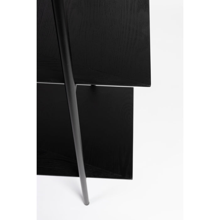 Opbergkast Marcio MDF, Metaal Zwart 40x120 cm-Opbergkasten-Creating Home