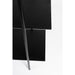 Opbergkast Marcio MDF, Metaal Zwart 40x120 cm-Opbergkasten-Creating Home