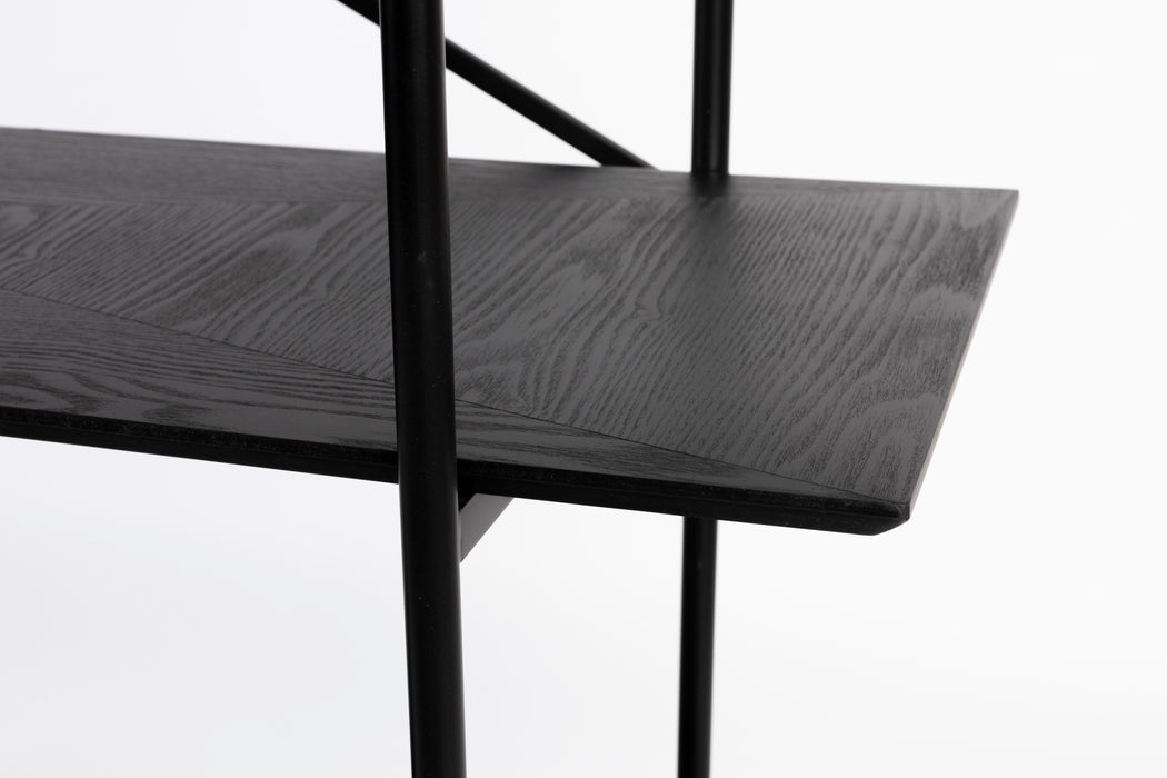 Opbergkast Marcio MDF, Metaal Zwart 40x120 cm-Opbergkasten-Creating Home