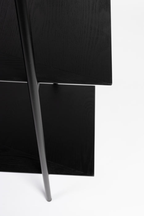 Opbergkast Marcio MDF, Metaal Zwart 40x120 cm-Opbergkasten-Creating Home
