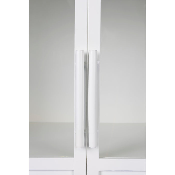Opbergkast Miya High 2do Metaal Wit 68x35 cm-Opbergkasten-Creating Home