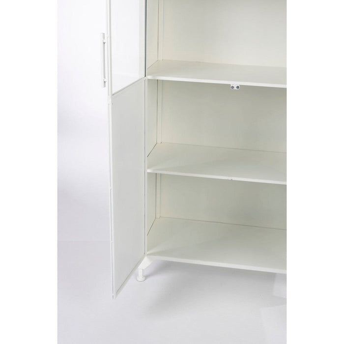 Opbergkast Miya High 2do Metaal Wit 68x35 cm-Opbergkasten-Creating Home