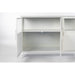 Opbergkast Miya Low 3do Metaal Wit 120x35 cm-Opbergkasten-Creating Home