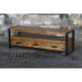 Opbergkast Nairobi Mangohout Naturel hout 150x45x50 cm-TV-meubels-Livingfurn