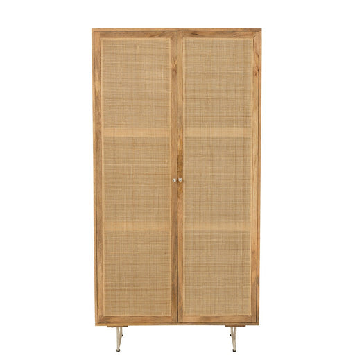 Opbergkast Naturel Mangohout hout 44x95 cm-Opbergkasten-J-Line