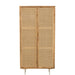 Opbergkast Naturel Mangohout hout 44x95 cm-Opbergkasten-J-Line