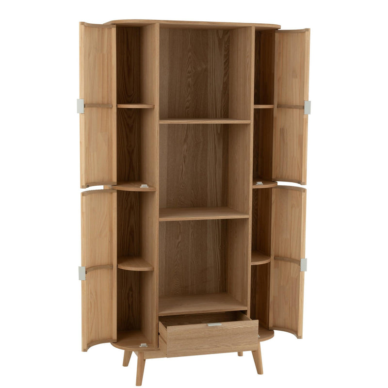 Opbergkast Naturel Mdf 36x88 cm-Opbergkasten-J-Line