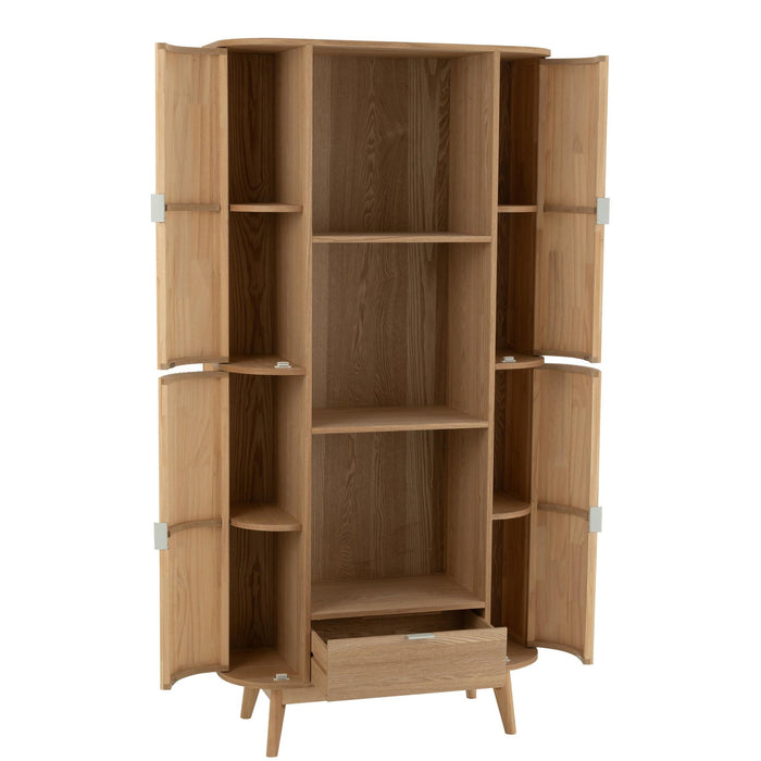 Opbergkast Naturel Mdf 36x88 cm-Opbergkasten-J-Line