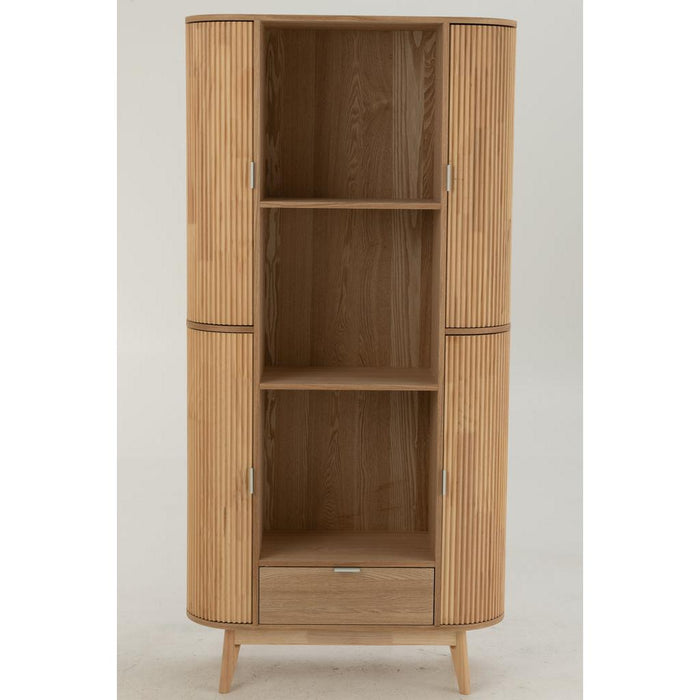 Opbergkast Naturel Mdf 36x88 cm-Opbergkasten-J-Line