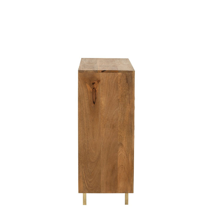 Opbergkast Naturel Mdf 42x89 cm-Opbergkasten-J-Line