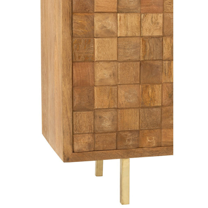 Opbergkast Naturel Mdf 42x89 cm-Opbergkasten-J-Line
