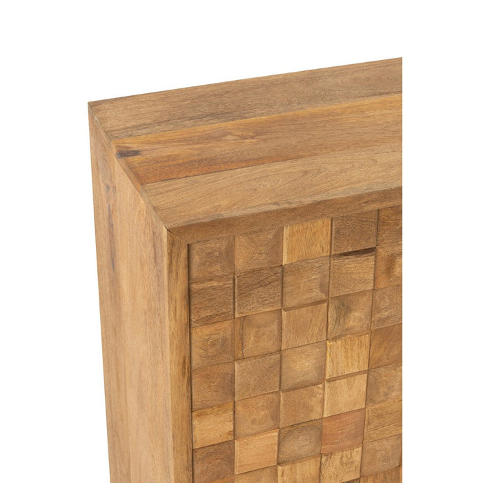 Opbergkast Naturel Mdf 42x89 cm-Opbergkasten-J-Line