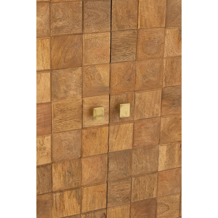 Opbergkast Naturel Mdf 42x89 cm-Opbergkasten-J-Line