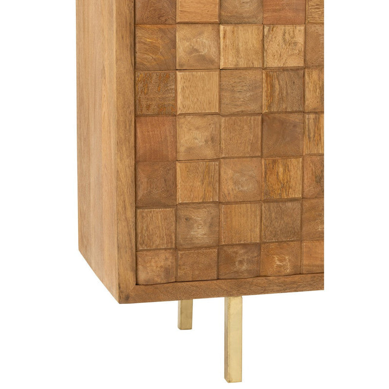 Opbergkast Naturel Mdf 42x89 cm-Opbergkasten-J-Line