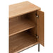 Opbergkast Naturel Metaal 35x80 cm-Opbergkasten-J-Line