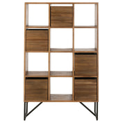 Opbergkast Naturel Recycled hout 30x100 cm-Opbergkasten-J-Line