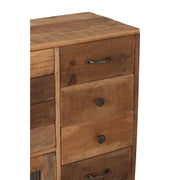 Opbergkast Naturel Recycled hout 30x62 cm-Opbergkasten-J-Line