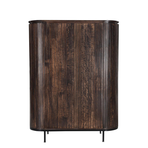 Opbergkast Noor Mangohout Bruin 115x43x151 cm-Opbergkasten-Livingfurn