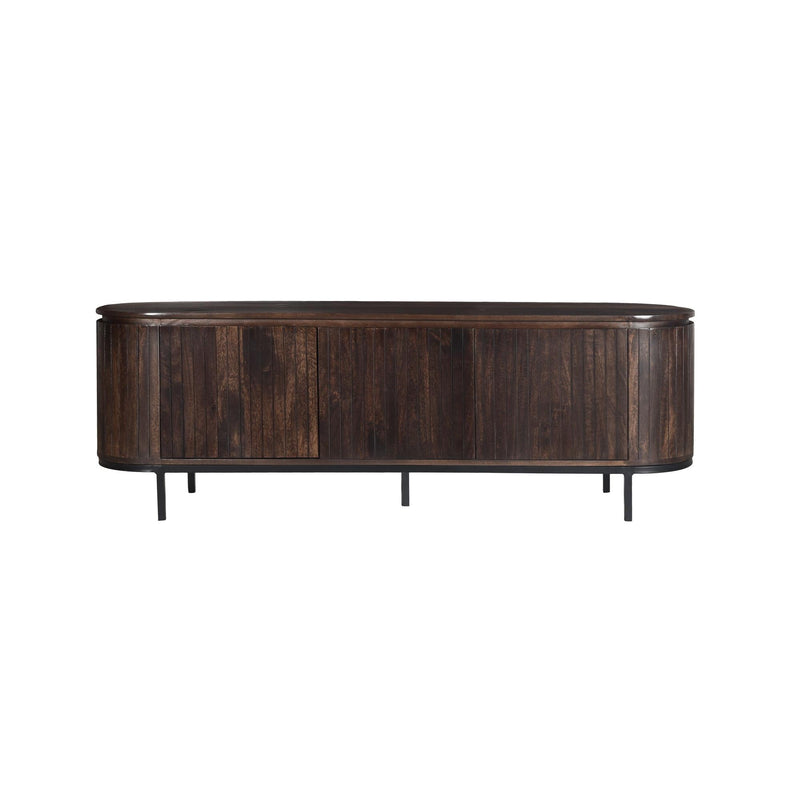 Opbergkast Noor Mangohout Bruin 43x170x56 cm-TV-meubels-Livingfurn