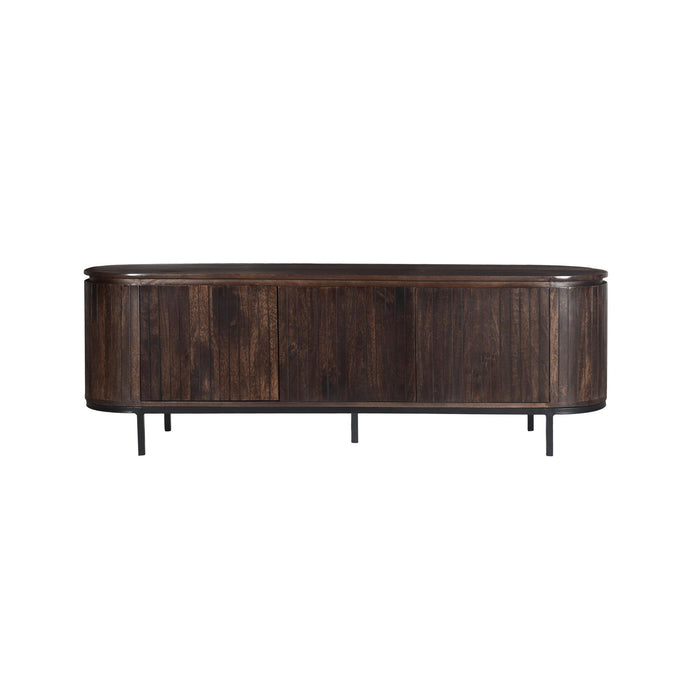 Opbergkast Noor Mangohout Bruin 43x170x56 cm-TV-meubels-Livingfurn